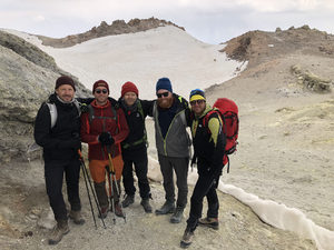 Top the Summit-5610 m - Volcano Crater